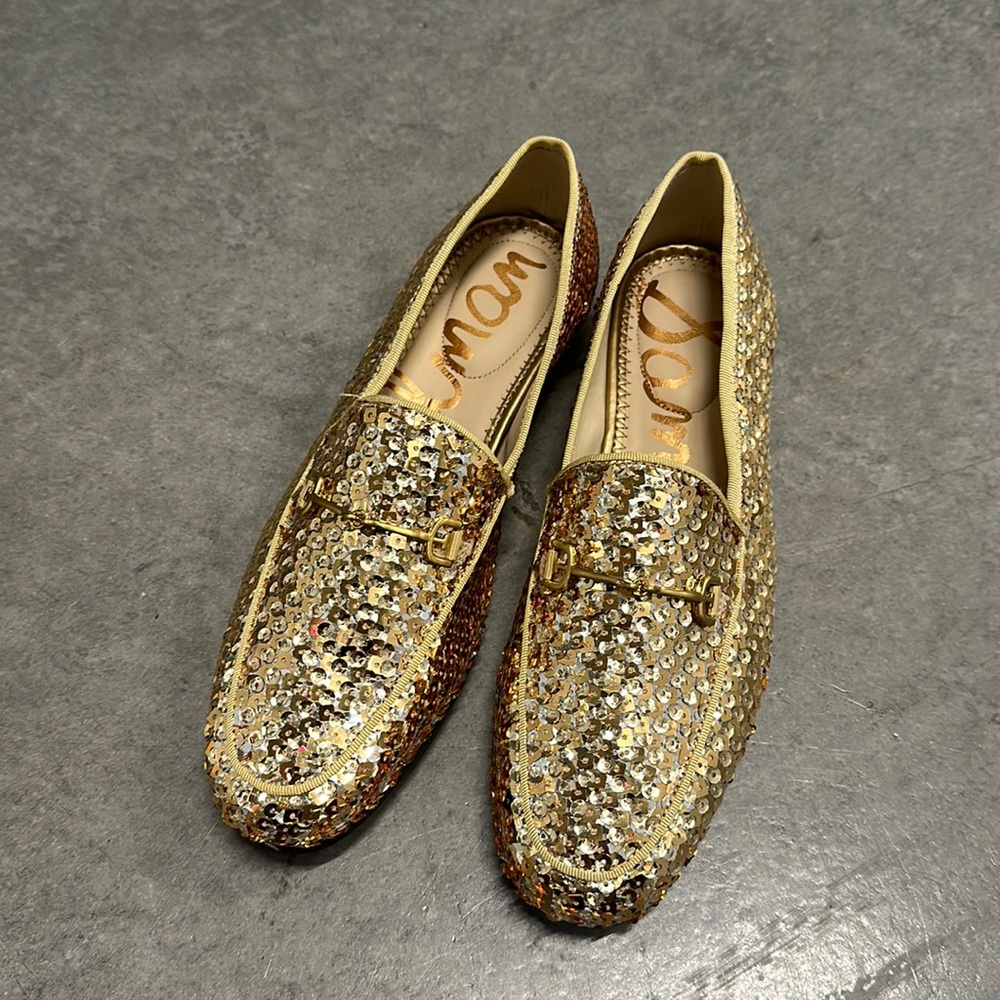 Sam Edelman bit loafer sequin size 6